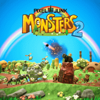 Pixel Junk Monsters 2 Playstation 4 US box art